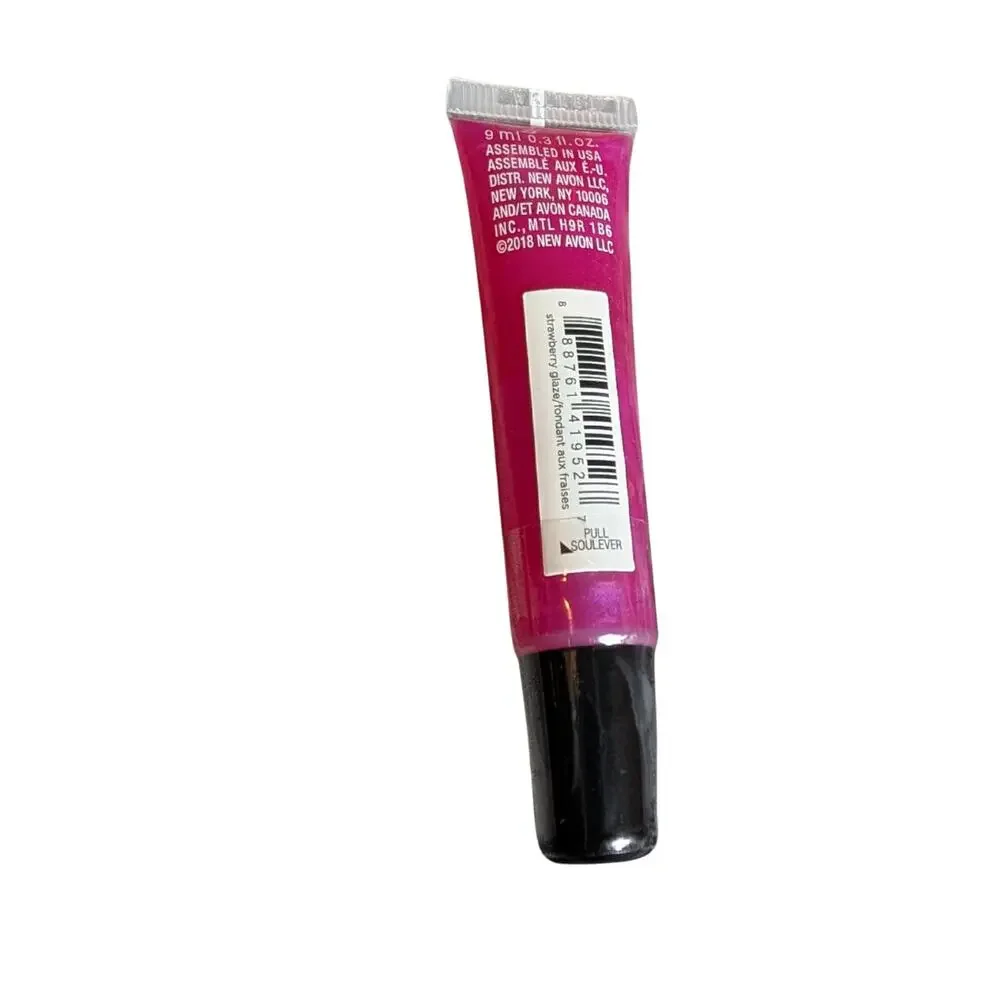 AVON Crave Strawberry Glaze Pink Lip Gloss NEW 9mL